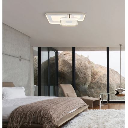 Globo - Dimeriuojamas LED lubinis šviestuvas LED/55W/230V 2700-6000K 65x45,5 cm + nuotolinio valdymo pultas