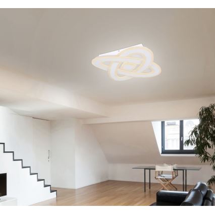Globo - LED Pritemdomas lubinis šviestuvas LED/36W/230V 3000-6000K diametras 50 cm balta + nuotolinio valdymo pultas