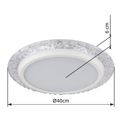 Globo - LED lubinis šviestuvas LED/22W/230V 3000K diametras 40 cm