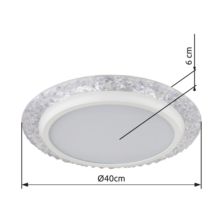 Globo - LED lubinis šviestuvas LED/22W/230V 3000K diametras 40 cm