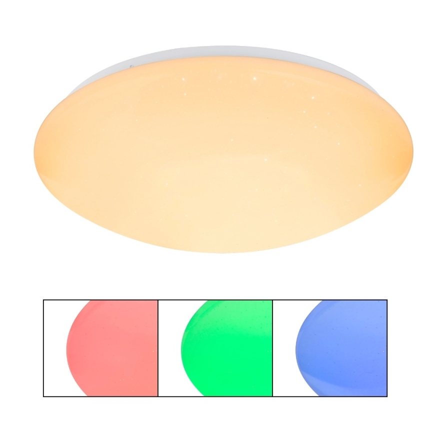 Globo - LED RGBW dimeriuojamas lubų šviestuvas LED/24W/230V + LED/8W 2700–6500K, skersmuo 41 cm, su nuotoliniu pulteliu