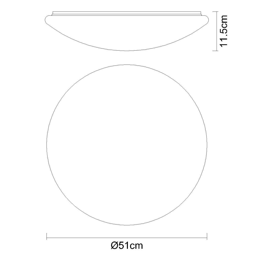 Globo - dimeriuojamas LED RGBW lubinis šviestuvas LED/48W/230V + LED/10W 2700-6500K Ø 50 cm + nuotolinis valdymas