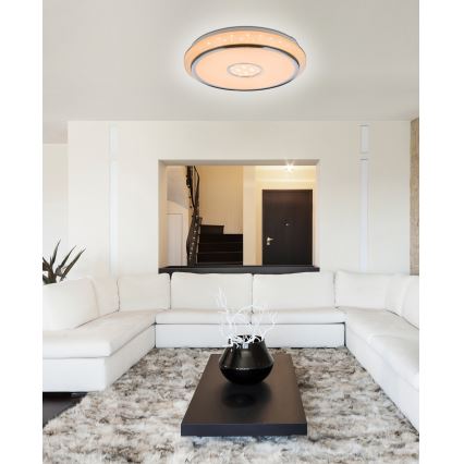 Globo - LED Pritemdomas lubinis šviestuvas LED/40W/230V 2700-6500K + nuotolinio valdymo pultas