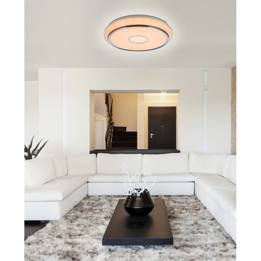 Globo - LED Pritemdomas lubinis šviestuvas LED/40W/230V 2700-6500K + nuotolinio valdymo pultas