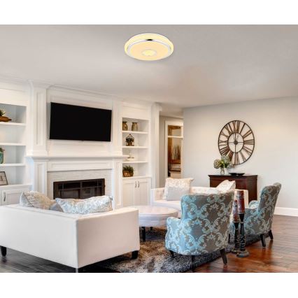 Globo - reguliuojamas LED lubinis šviestuvas LED/40W/230V 2700-6500K + nuotolinio valdymo pultas