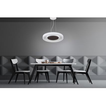 Globo 48398-40H - LED Pritemdomas, ant virvės kabinamas, lubinis šviestuvas GOFFI 1xLED/40W/230V + Nuotolinio valdymo pultas