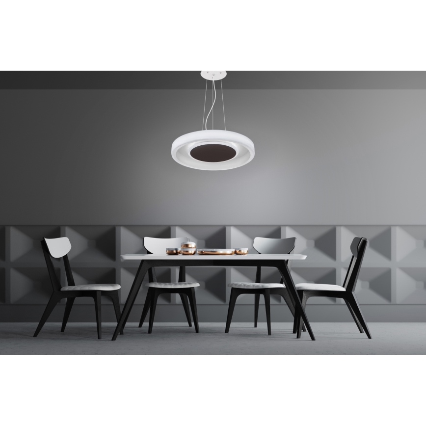 Globo 48398-40H - LED Pritemdomas, ant virvės kabinamas, lubinis šviestuvas GOFFI 1xLED/40W/230V + Nuotolinio valdymo pultas