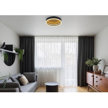Globo  - LED Lubinis šviestuvas LED/24W/230V d. 30 cm juodas