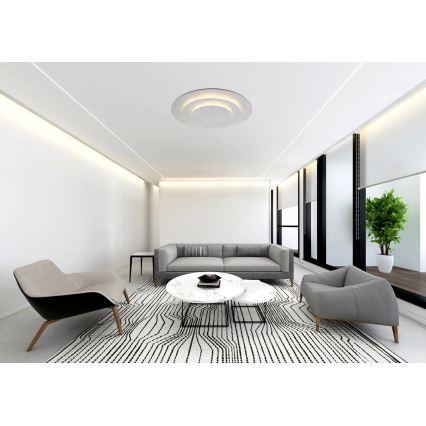 Globo - LED lubinis šviestuvas LED/40W/230V 3000K skersmuo 49 cm sidabrinis