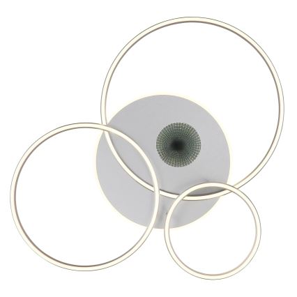 Globo - LED dimeriuojamas lubinis šviestuvas LED/54W/230V 2700-6500K 90x70 cm sidabro spalvos + nuotolinis valdymas