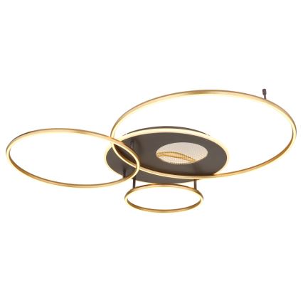 Globo - LED reguliuojamas lubų šviestuvas LED/70W/230V 2700-6500K auksinės spalvos + nuotolinio valdymo pultas