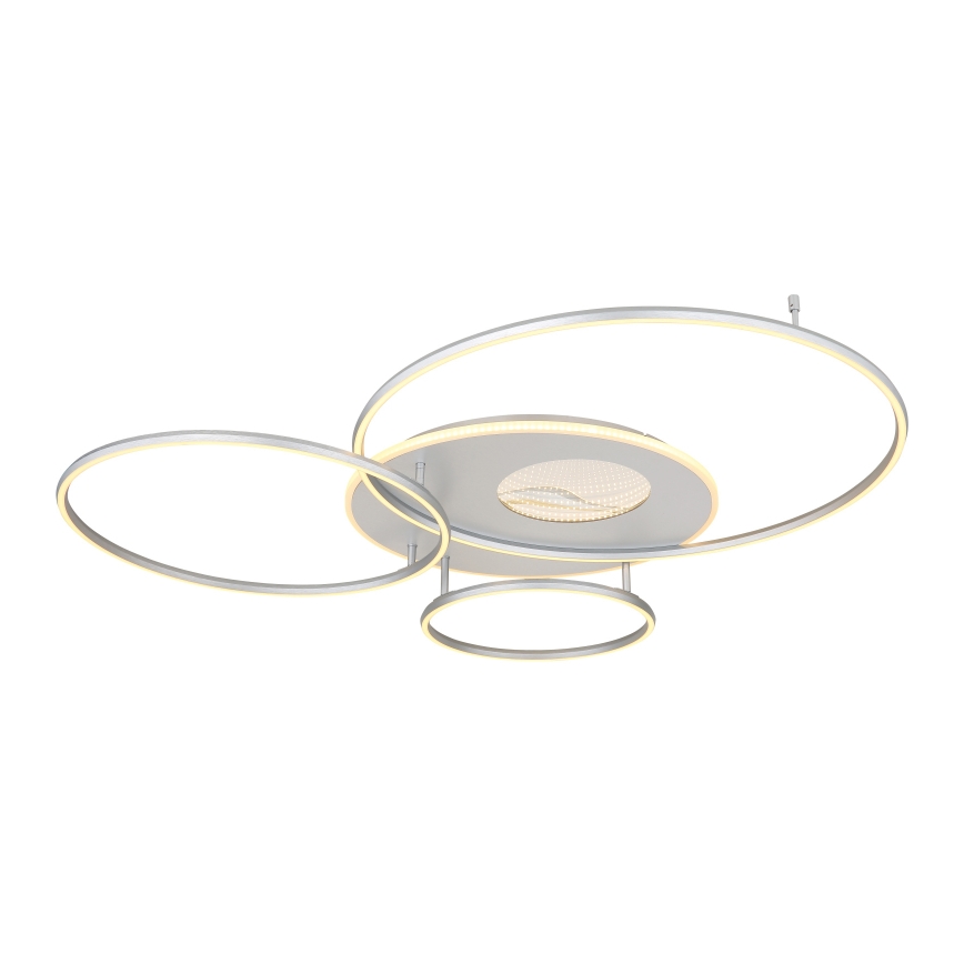 Globo - reguliuojamas LED lubų šviestuvas LED/70W/230V 2700-6500K matinis chromas + nuotolinis valdymas