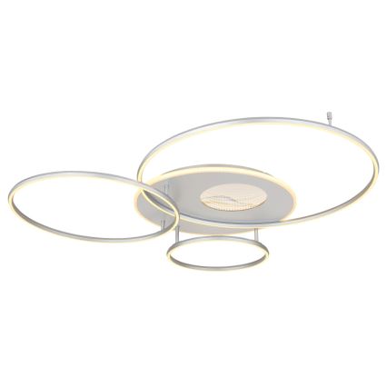 Globo - LED reguliuojamas lubų šviestuvas LED/70W/230V 2700-6500K matinio chromo spalvos + nuotolinio valdymo pultas