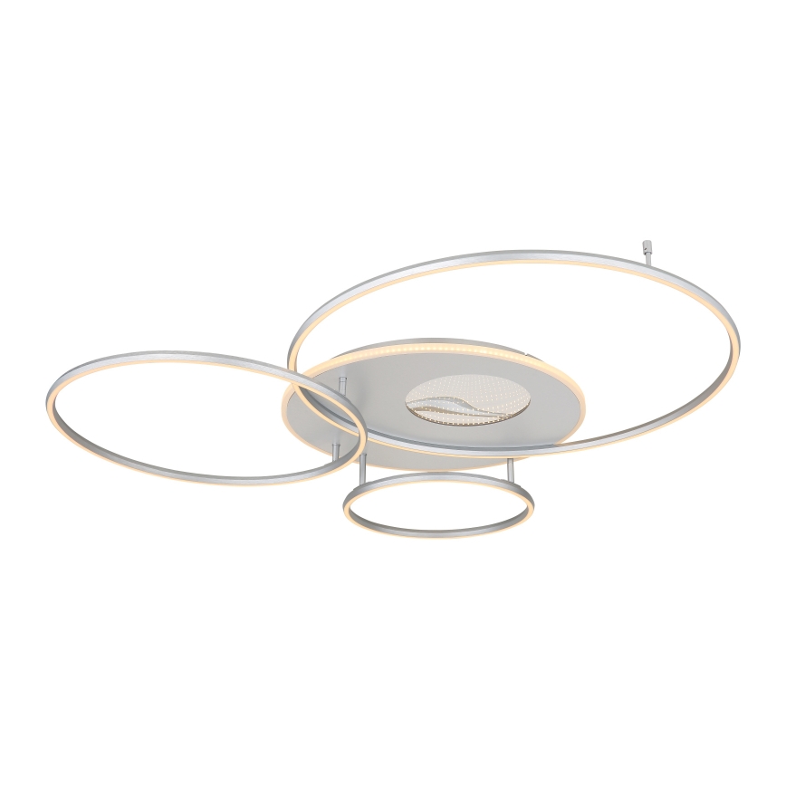 Globo - LED reguliuojamas lubų šviestuvas LED/70W/230V 2700-6500K matinio chromo spalvos + nuotolinio valdymo pultas