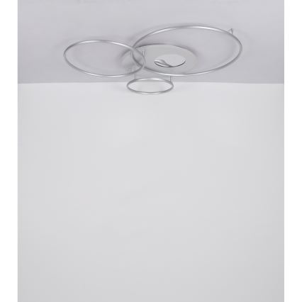 Globo - LED reguliuojamas lubų šviestuvas LED/70W/230V 2700-6500K matinio chromo spalvos + nuotolinio valdymo pultas