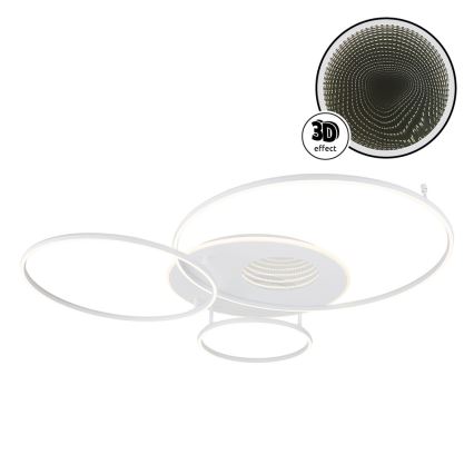Globo - reguliuojamas LED lubų šviestuvas LED/70W/230V 2700-6500K 105x26,5 cm sidabrinis + nuotolinis valdymas