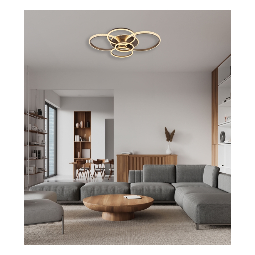 Globo - LED lubinis šviestuvas LED/70W/230V 3000K 88x110 cm antracitas