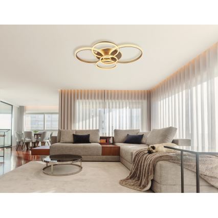 Globo - LED lubinis šviestuvas LED/70W/230V 3000K 88x110 cm smėlio spalva