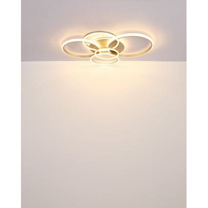 Globo - LED lubinis šviestuvas LED/70W/230V 3000K 88x110 cm smėlio spalva