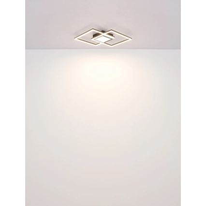 Globo - dimeriuojamas LED lubų šviestuvas LED/32W/230V 2700-6500K 42,6x42,6 cm juodas + nuotolinis valdymas