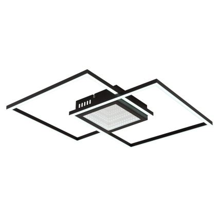 Globo - dimeriuojamas LED lubų šviestuvas LED/32W/230V 2700-6500K 42,6x42,6 cm juodas + nuotolinis valdymas