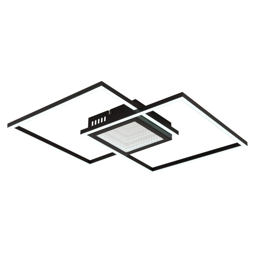 Globo - dimeriuojamas LED lubų šviestuvas LED/32W/230V 2700-6500K 42,6x42,6 cm juodas + nuotolinis valdymas