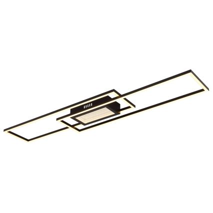 Globo - dimeriuojamas lubinis LED šviestuvas LED/42W/230V 2700-6500K 19,6x96 cm juodas + nuotolinis valdymas