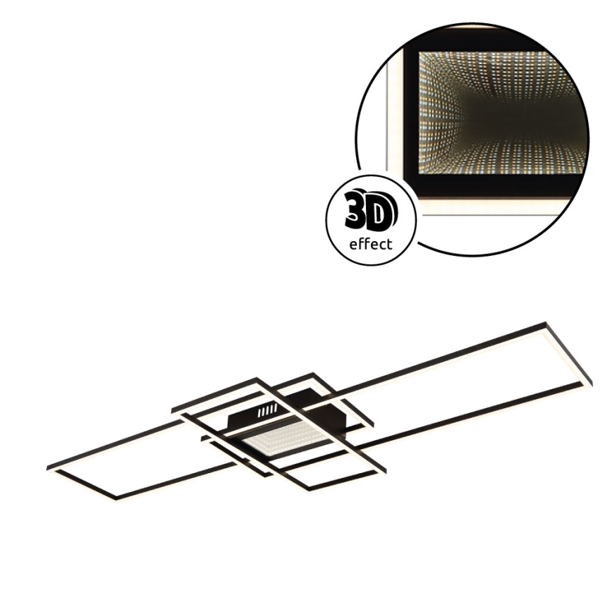 Globo - LED dimeriuojamas lubų šviestuvas LED/60W/230V 2700-6500K 42x110,8 cm juodas + su nuotoliniu valdymu