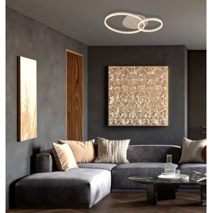 Globo - LED lubinis šviestuvas LED/30W/230V 3000K 70x50 cm smėlio spalvos