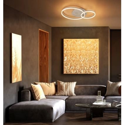 Globo - LED lubinis šviestuvas LED/30W/230V 3000K 70x50 cm smėlio spalvos