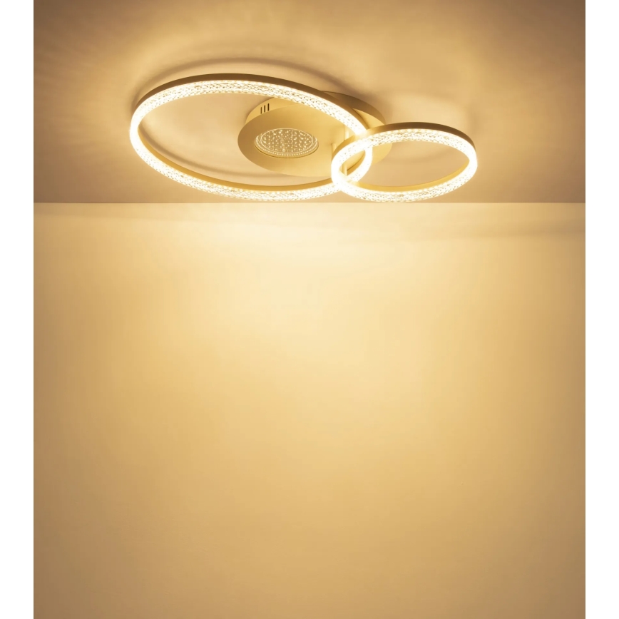 Globo - LED lubinis šviestuvas LED/30W/230V 3000K 70x50 cm smėlio spalvos