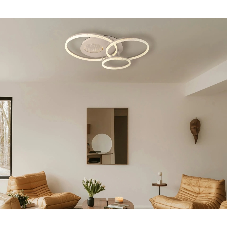 Globo - lubinis LED šviestuvas LED/40W/230V 3000K 78x60 cm smėlio spalvos