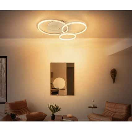Globo - lubinis LED šviestuvas LED/40W/230V 3000K 78x60 cm smėlio spalvos