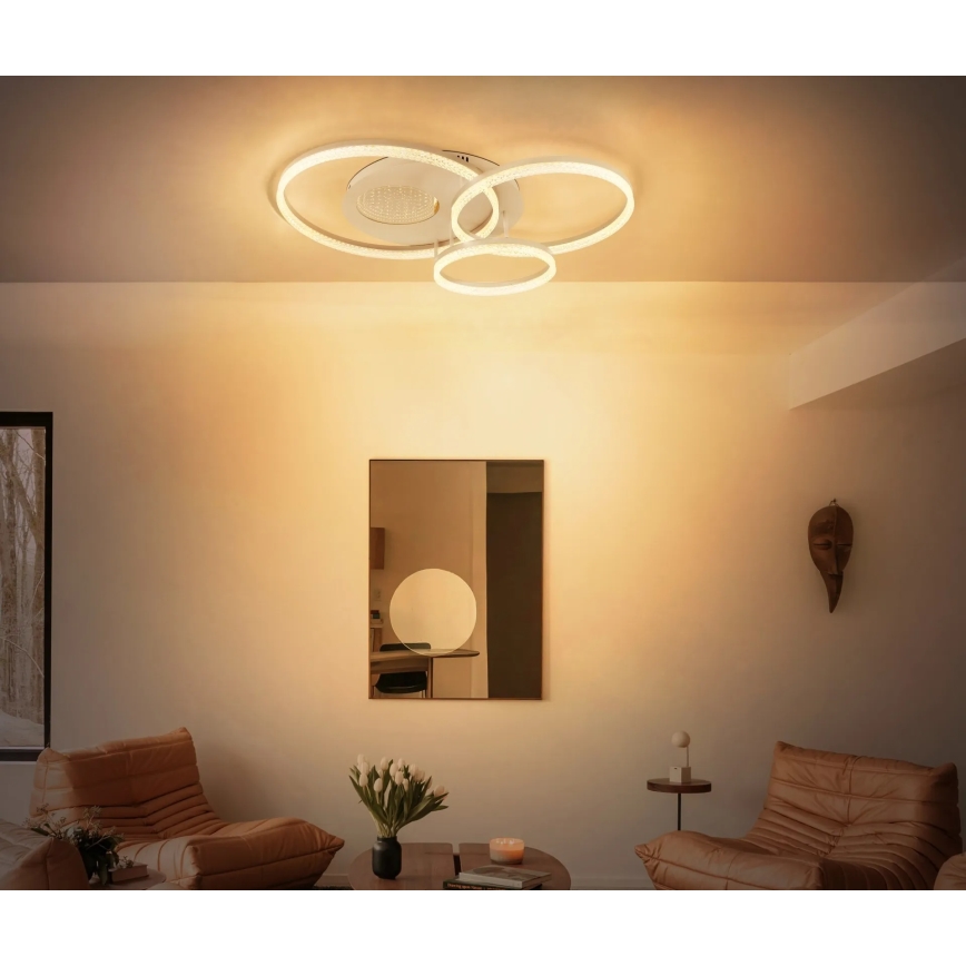Globo - lubinis LED šviestuvas LED/40W/230V 3000K 78x60 cm smėlio spalvos