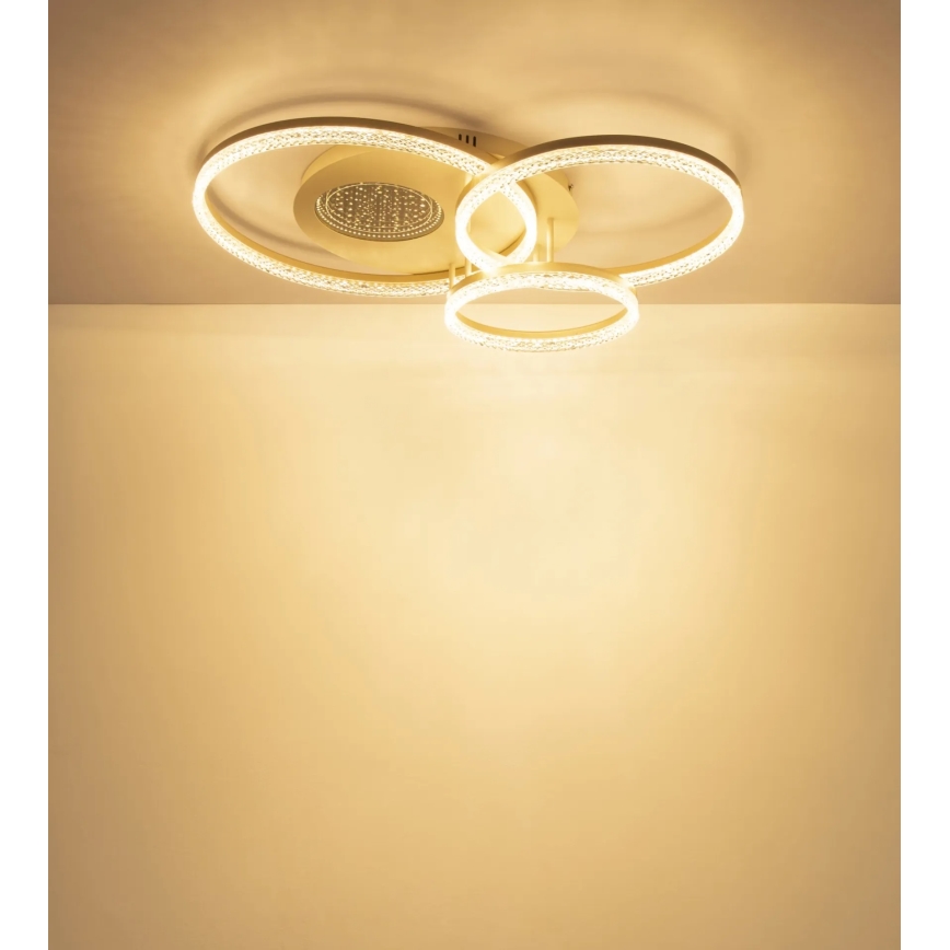 Globo - lubinis LED šviestuvas LED/40W/230V 3000K 78x60 cm smėlio spalvos