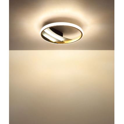 Globo - LED lubinis šviestuvas LED/12W/230V 3000/4000/6000K skersmuo 29,5 cm auksinis