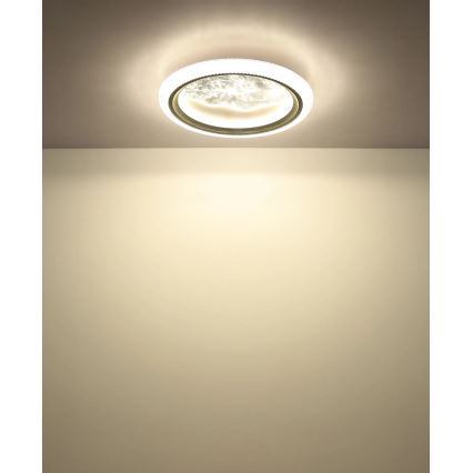 Globo - LED lubinis šviestuvas LED/28W/230V 3000/4000/6500K, skersmuo 39,5 cm, sidabrinis