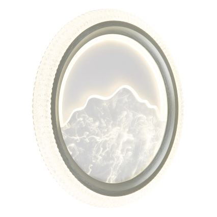 Globo - LED lubinis šviestuvas LED/28W/230V 3000/4000/6500K, skersmuo 39,5 cm, sidabrinis