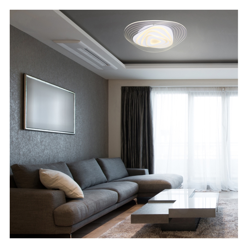 Globo - LED Pritemdomas lubinis šviestuvas LED/40W/230V 3000-6500K 50,2x48,8 cm Wi-Fi Tuya + nuotolinio valdymo pultas