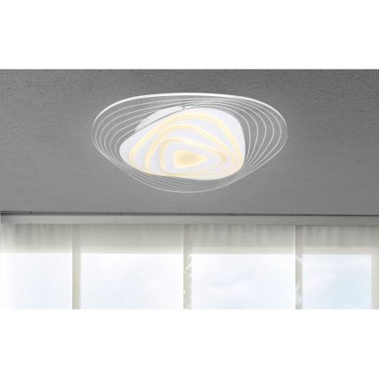 Globo - LED Pritemdomas lubinis šviestuvas LED/40W/230V 3000-6500K 50,2x48,8 cm Wi-Fi Tuya + nuotolinio valdymo pultas