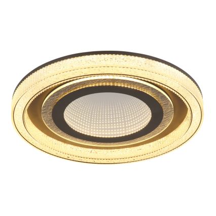 Globo - LED Pritemdomas lubinis šviestuvas LED/48W/230V 2700-6000K diametras 48 cm antracitas + nuotolinio valdymo pultas