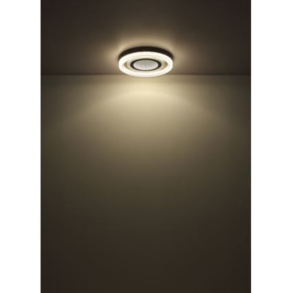 Globo - LED Pritemdomas lubinis šviestuvas LED/48W/230V 2700-6000K diametras 48 cm antracitas + nuotolinio valdymo pultas