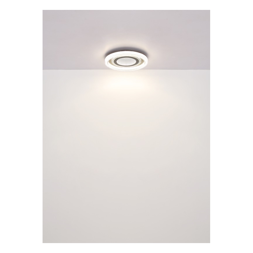 Globo - LED Pritemdomas lubinis šviestuvas LED/48W/230V 2700-6000K diametras 48 cm antracitas + nuotolinio valdymo pultas
