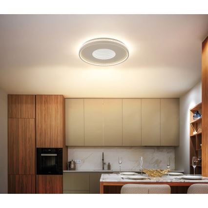 Globo – reguliuojamo ryškumo LED lubinis šviestuvas LED/40W/230V 2700–6500K, skersmuo 50,5 cm, su nuotoliniu pulteliu