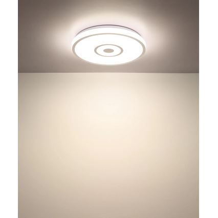 Globo - LED lubų šviestuvas LED/24W/230V 3000/4000/6000K, skersmuo 38 cm, matinis chromas