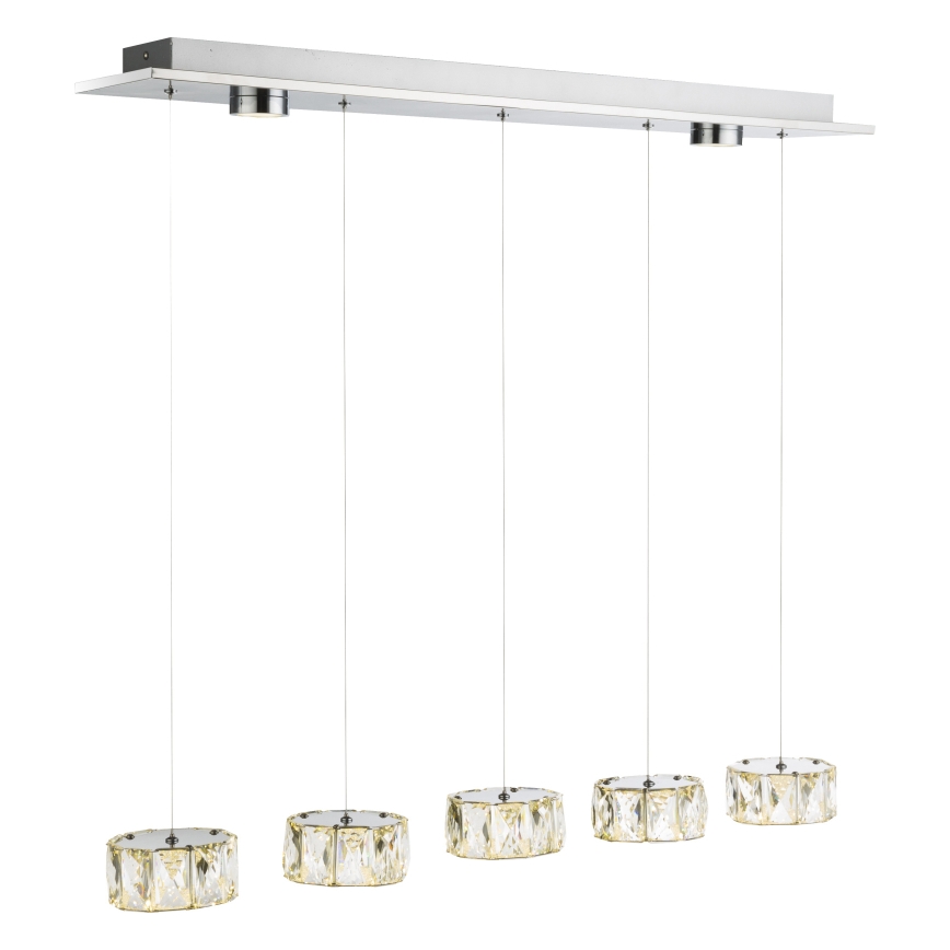 Globo - LED Pakabinamas sietynas LED/52W/230V 4000K blizgus chromas/permatoma