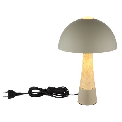 Globo - Stalinė lempa 1xE27ILLU/40W/230V pilka