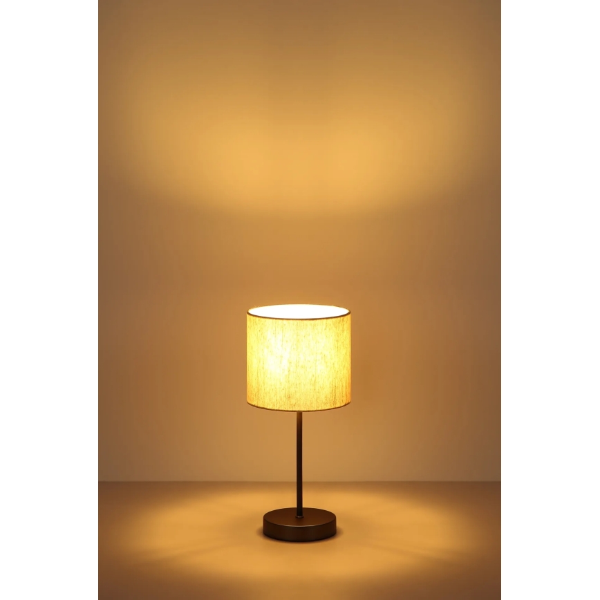 Globo - stalinė lempa 1xE27/25W/230V juoda/kreminė