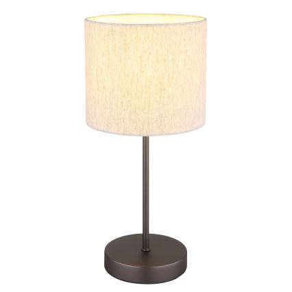 Globo - stalinė lempa 1xE27/25W/230V juoda/kreminė