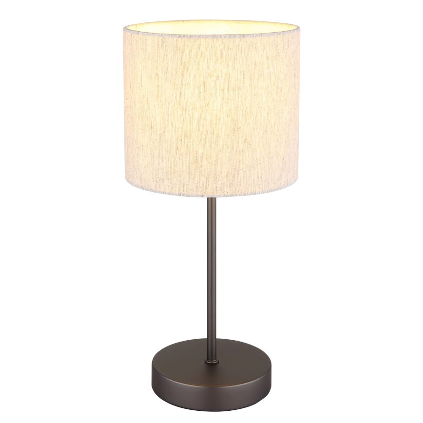 Globo - stalinė lempa 1xE27/25W/230V juoda/kreminė